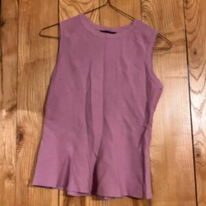 Ann Taylor Mauve Sleeveless Tank Top
